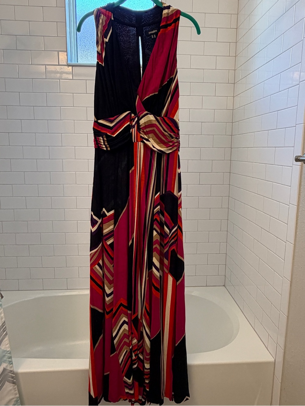 Pomodoro maxi dress UK 14 women’s geometric design